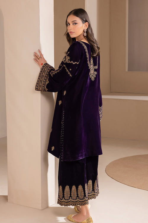 Baroque | Velvet 25 | UF-420 by Baroque - Designer Dress  - Type : Ladies Clothes - Available at Libayah - 100% Original 