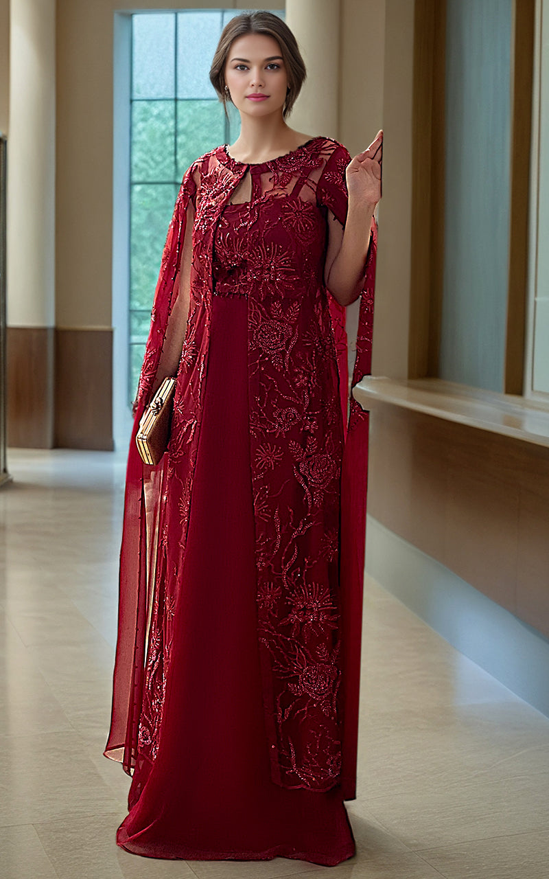 Threads and Motifs | Formal Dresses 25 | Embroidered Jacket With Tube And Skirt by Threads and Motifs - Designer Dress  - Type : Ladies Clothes - Available at Libayah - 100% Original 