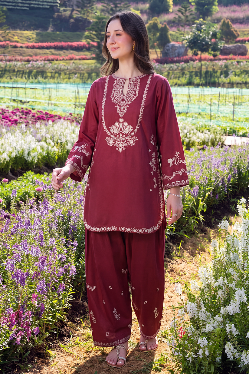 Saad Shaikh | Ease Fall Edit 26 | Cherie by Saad Shaikh - Designer Dress  - Type : Ladies Clothes - Available at Libayah - 100% Original 