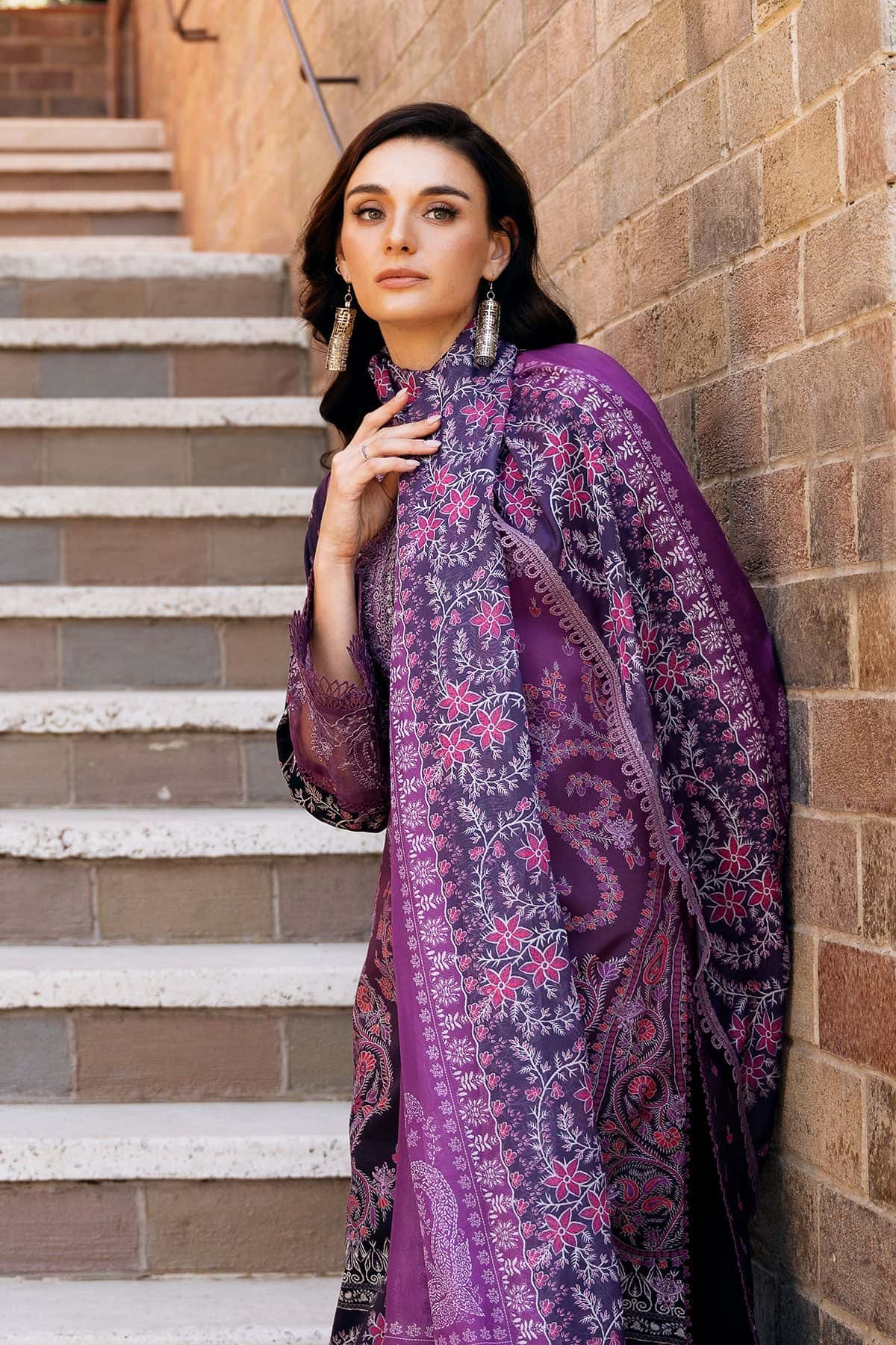 Afrozeh | Damask The Holiday Edit 25 | Azrina A by Afrozeh - Designer Dress - Type: Ladies Clothes - Available at Libayah - 100% Original