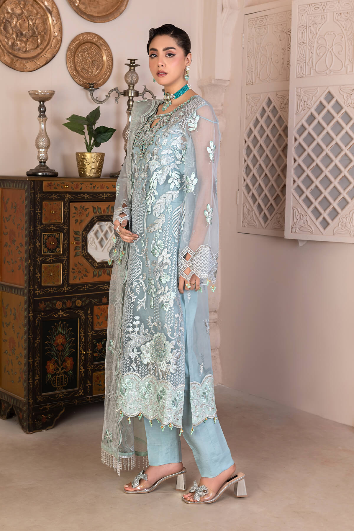 Janique | Luxury Collection 24 | D-008 Dusty Dream by Janique - Designer Dress - Type: Ladies Clothes - Available at Libayah - 100% Original