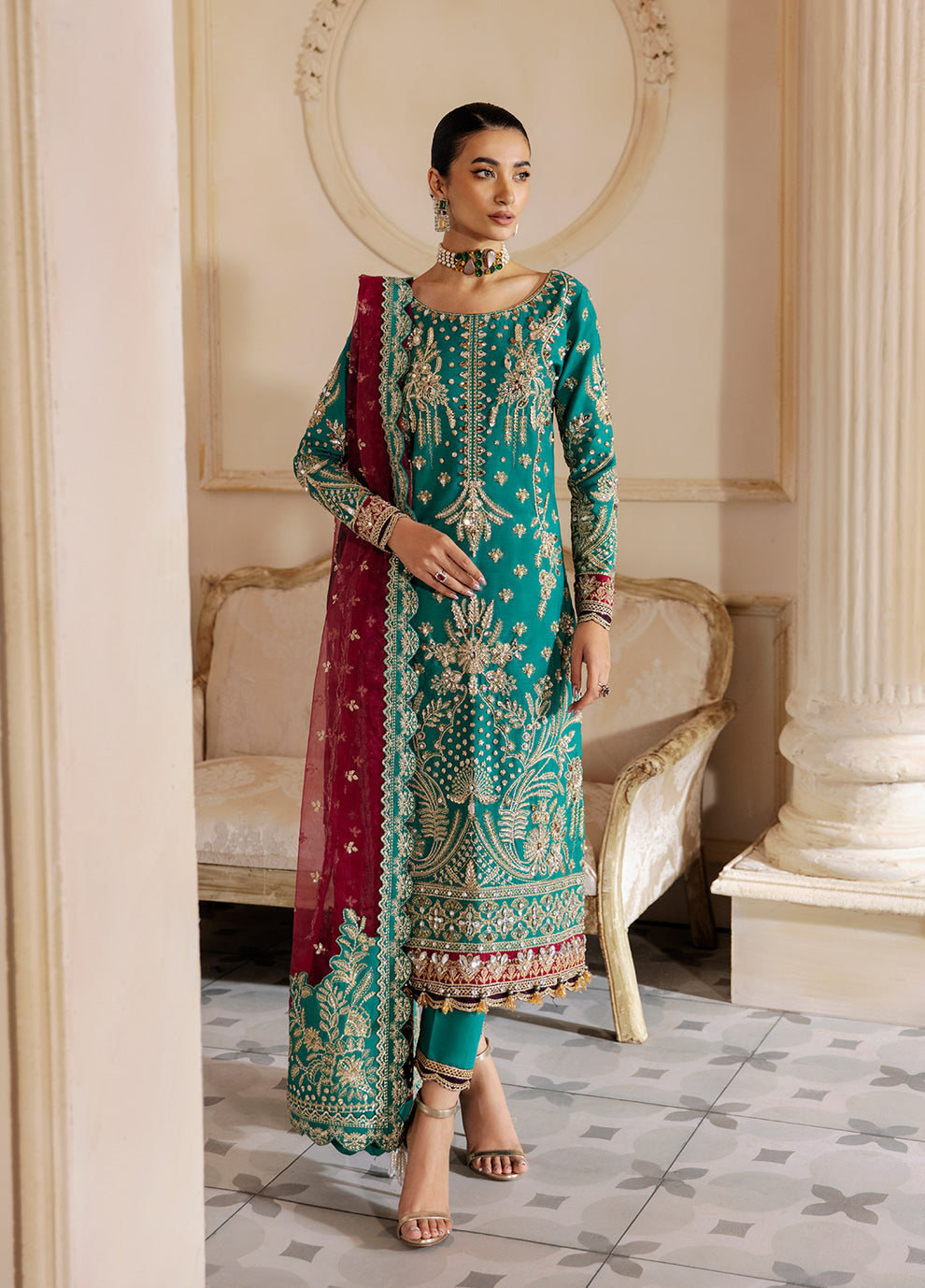 Gulaal | Wedding Formals | Amirah GL-WS-23V1-40 by Gulaal - Designer Dress - Type: Ladies Clothes - Available at Libayah - 100% Original