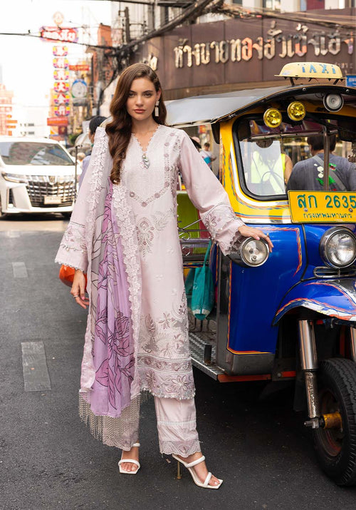 Zarqash | Luxury Lawn 25 | ZQLU 0010 ELSA by Zarqash - Designer Dress - Type: Ladies Clothes - Available at Libayah - 100% Original