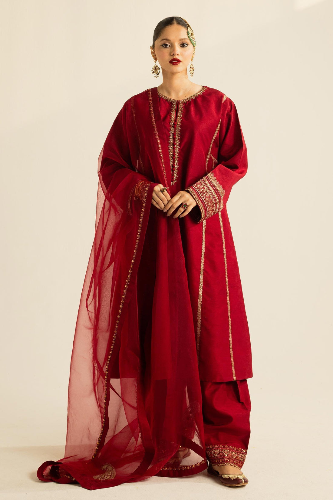 Zara Shahjahan | Wedding Formals 2024 | ZC-4001 by Zara Shahjahan - Designer Dress - Type: Ladies Clothes - Available at Libayah - 100% Original