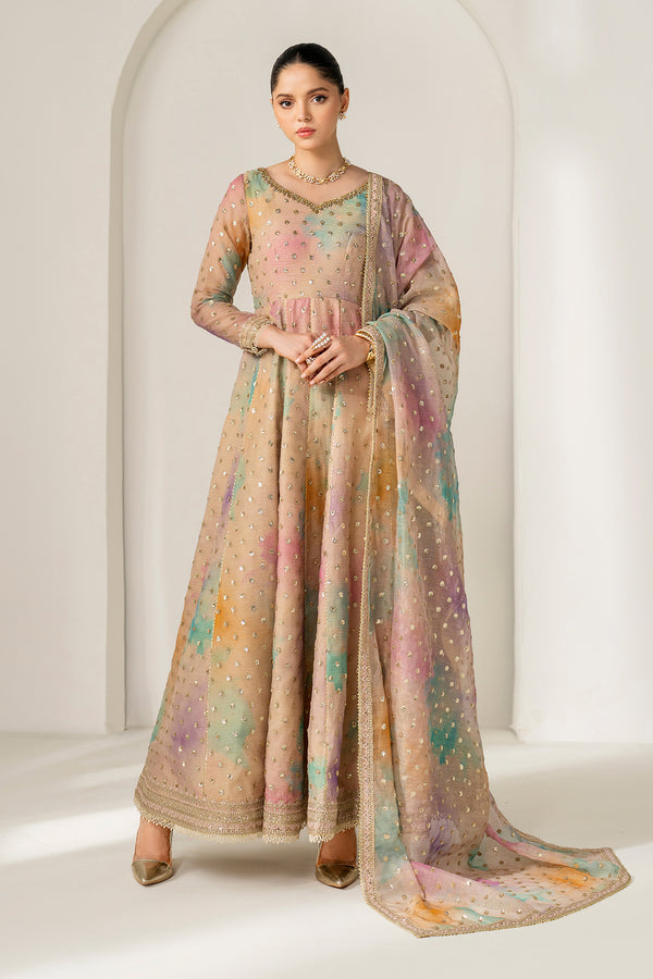 Baroque | Luxury Pret 25 | EMBROIDERED COTTON PATTI PR-1138 by Baroque - Designer Dress  - Type : Ladies Clothes - Available at Libayah - 100% Original 