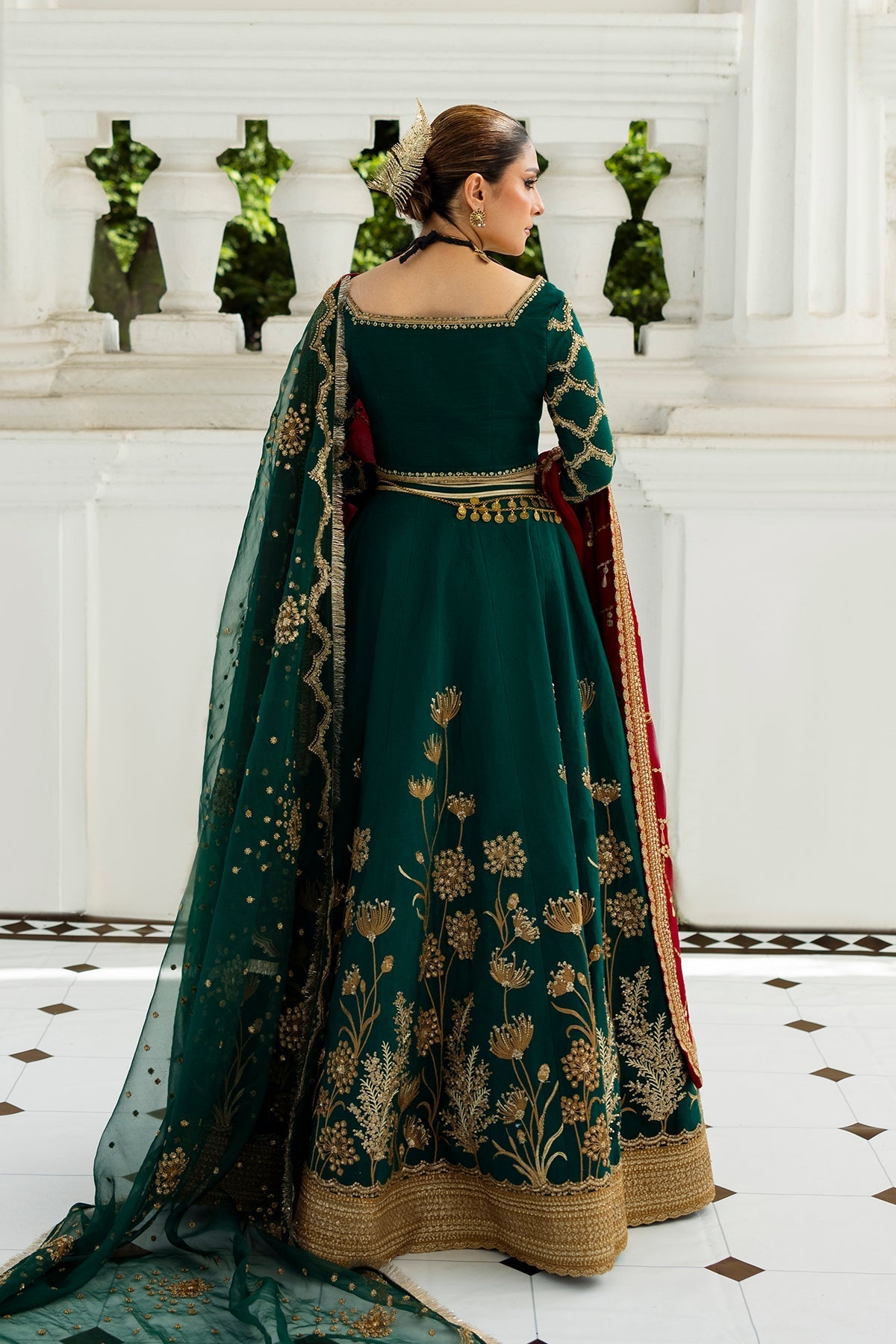 Erum Khan | Jahan Wedding 25 | Evergreen by Erum Khan - Designer Dress  - Type : Ladies Clothes - Available at Libayah - 100% Original 