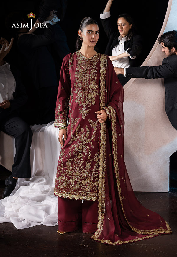 Asim Jofa | Festive Collection 25 | AJLF-02 by Asim Jofa - Designer Dress - Type: Ladies Clothes - Available at Libayah - 100% Original