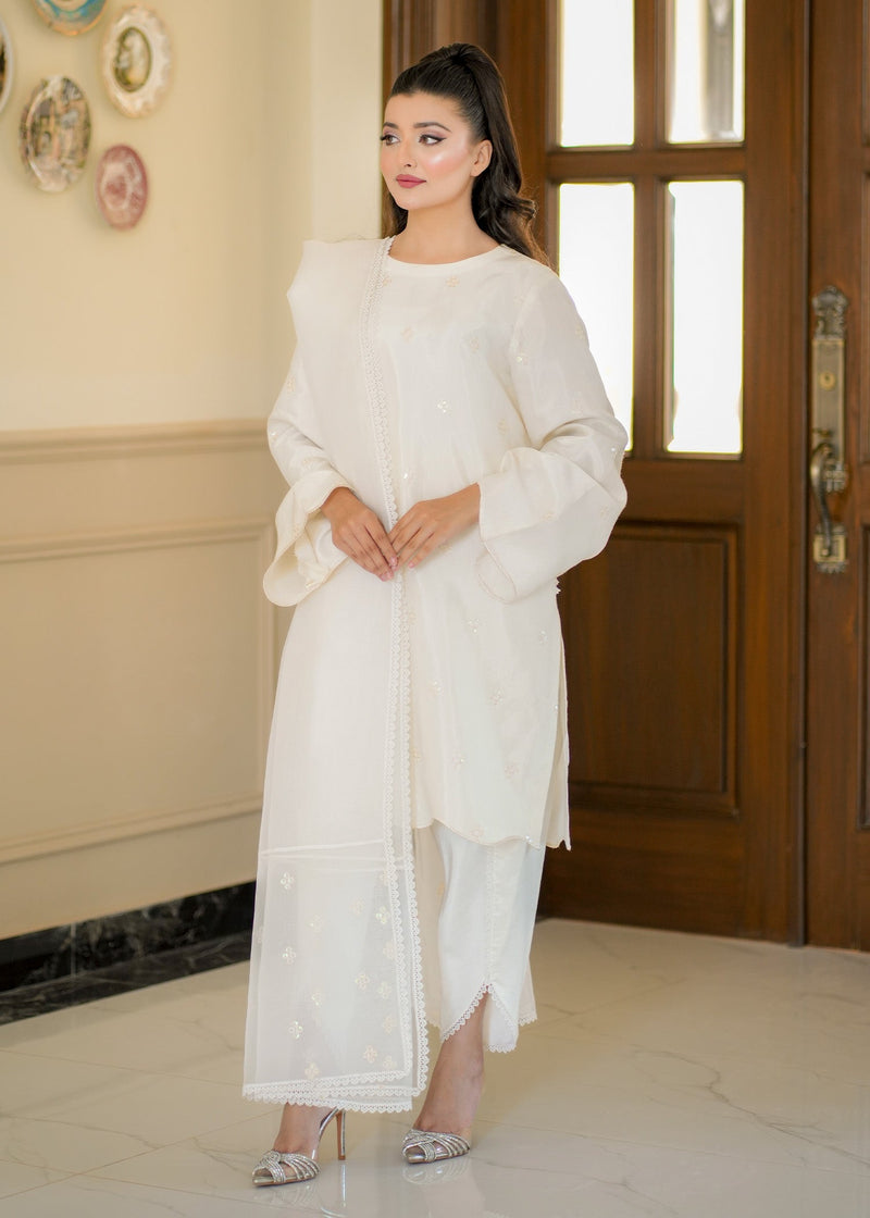 Fozia Khalid | Silk Spire | BLISS by Fozia Khalid - Designer Dress - Type: Ladies Clothes - Available at Libayah - 100% Original