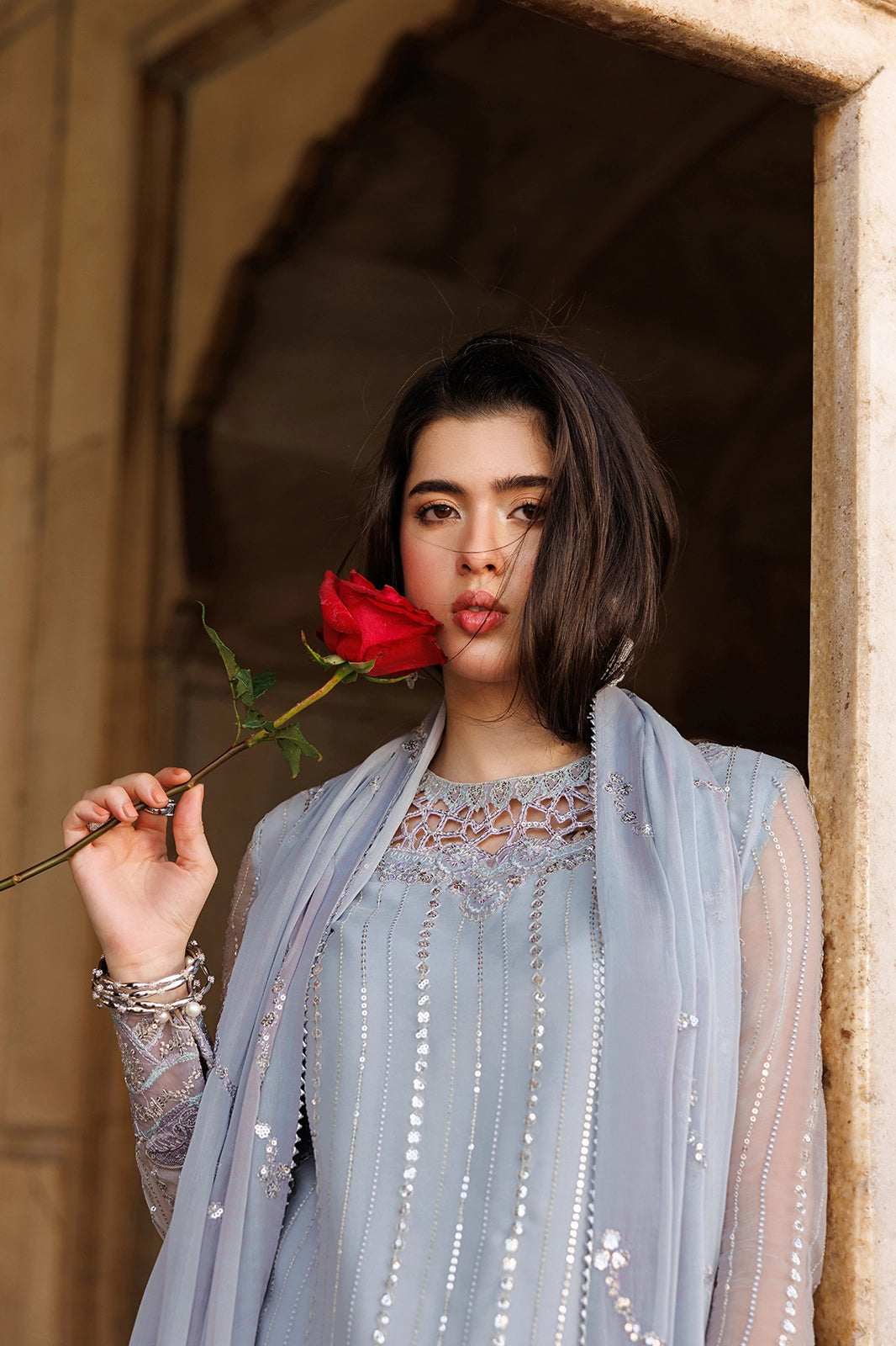 Afrozeh | Basic Pret 26 RTW | NACRE by Afrozeh - Designer Dress  - Type : Ladies Clothes - Available at Libayah - 100% Original 
