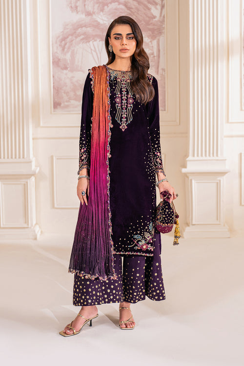Baroque | Velvet 25 | UF-748 by Baroque - Designer Dress  - Type : Ladies Clothes - Available at Libayah - 100% Original 