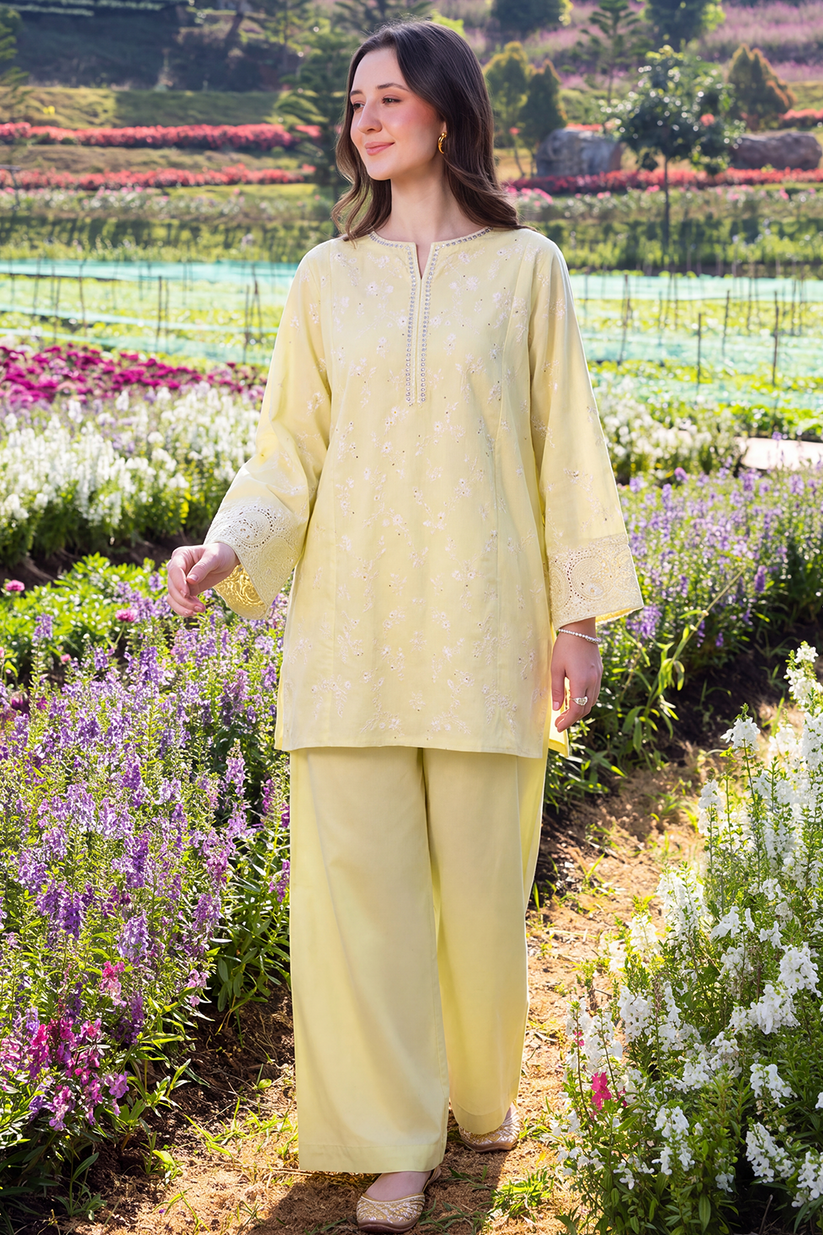 Saad Shaikh | Ease Fall Edit 26 | Muslin by Saad Shaikh - Designer Dress  - Type : Ladies Clothes - Available at Libayah - 100% Original 