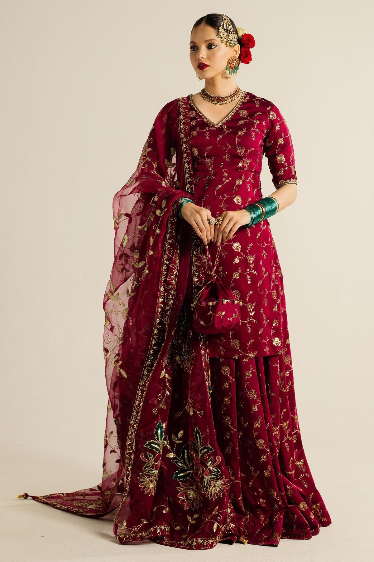 Zara Shahjahan | Wedding Formals 2024 | ZC-4002 by Zara Shahjahan - Designer Dress - Type: Ladies Clothes - Available at Libayah - 100% Original