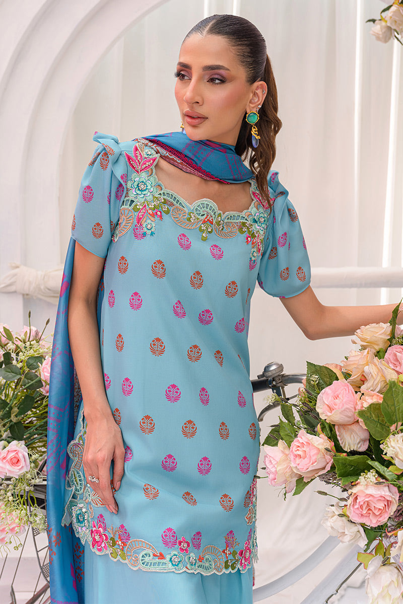 Chic Ophicial | The Maison Duo | Dusty Blue by Chic Ophicial - Designer Dress  - Type : Ladies Clothes - Available at Libayah - 100% Original 