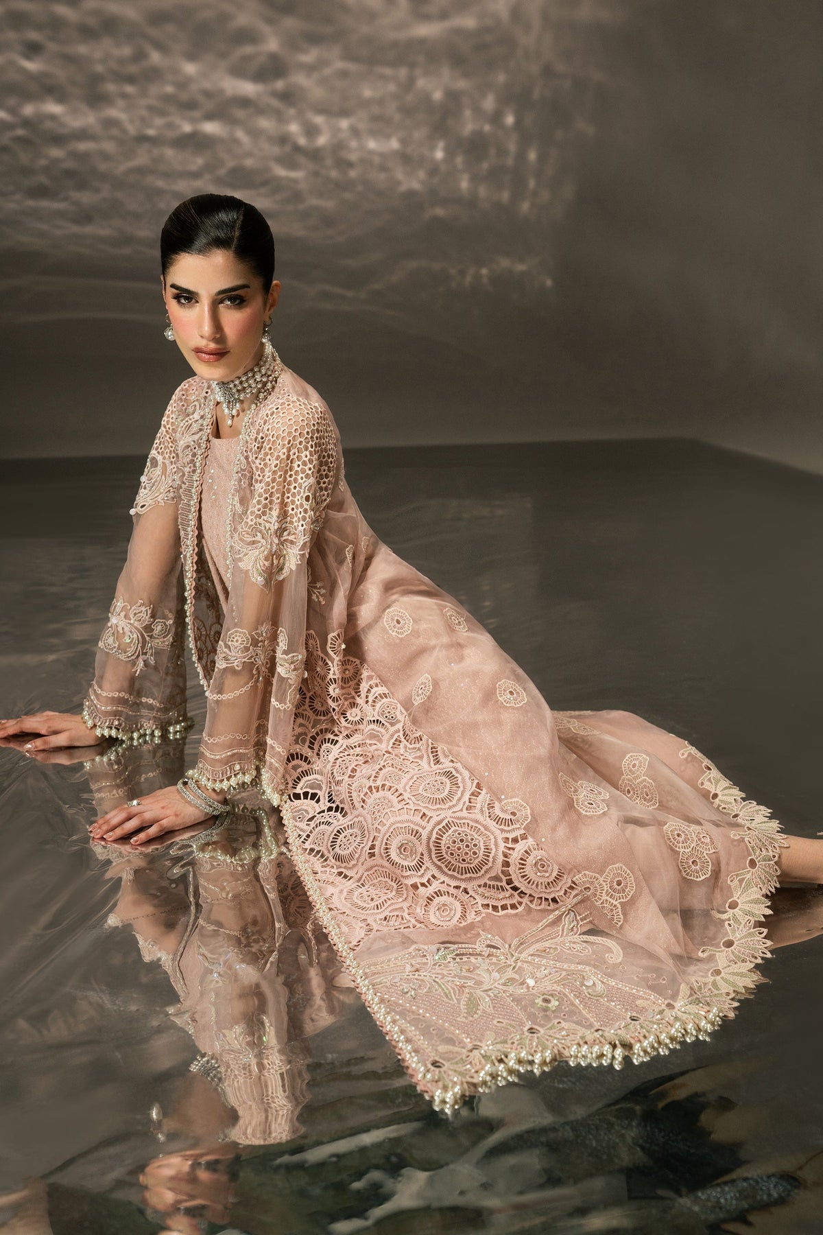 Naqshi | Poetique Party Wears | Farfalle by Naqshi - Designer Dress  - Type : Ladies Clothes - Available at Libayah - 100% Original 