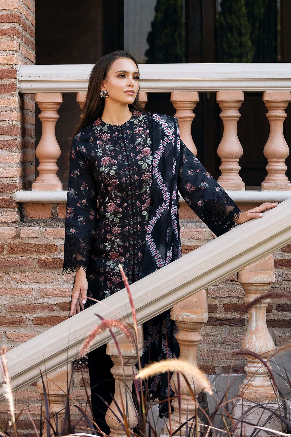 Afrozeh | Damask The Holiday Edit 25 | Lorien A by Afrozeh - Designer Dress - Type: Ladies Clothes - Available at Libayah - 100% Original