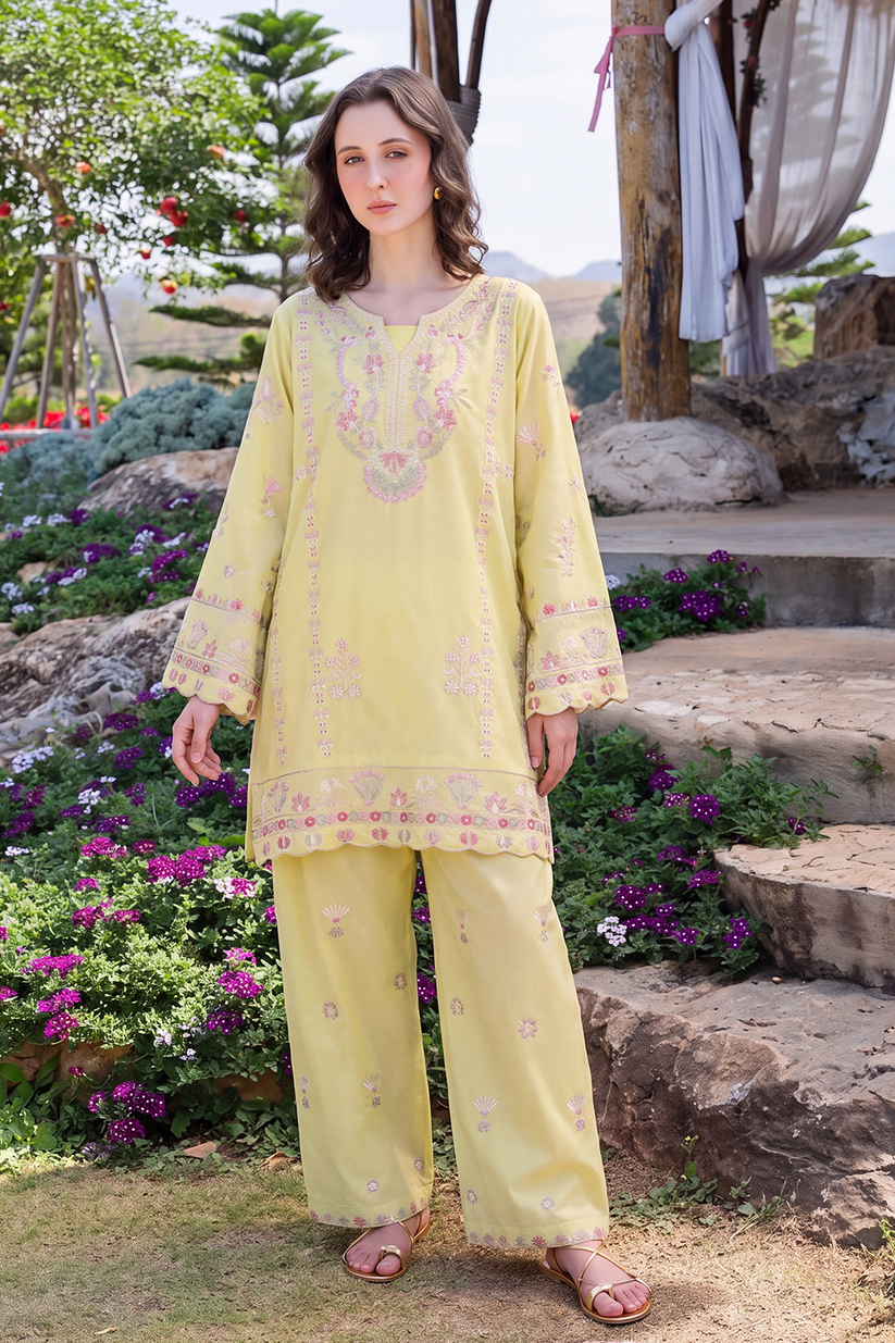 Saad Shaikh | Ease Fall Edit 26 | Daffodil by Saad Shaikh - Designer Dress  - Type : Ladies Clothes - Available at Libayah - 100% Original 