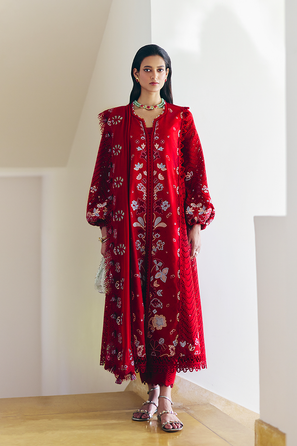 Suffuse | Casual Pret 25 | CRIMSAL by Suffuse - Designer Dress - Type: Ladies Clothes - Available at Libayah - 100% Original