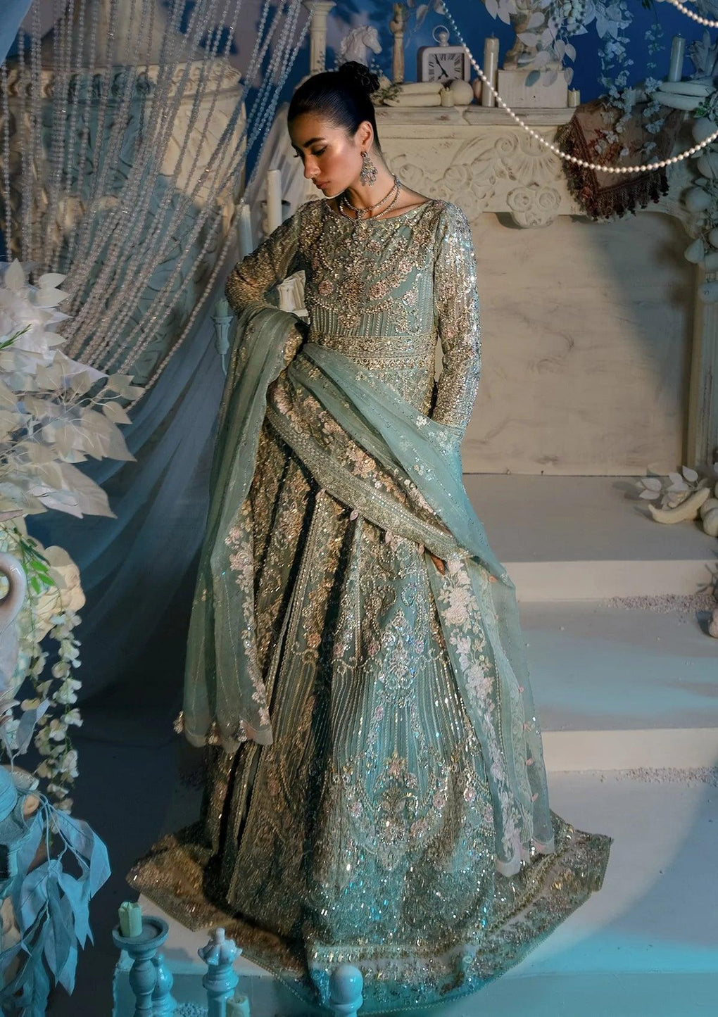 Elaf Premium | Evara Formals 24 | EFE-02 ELSA by Elaf Premium - Designer Dress - Type: The Formal Exhibit - Available at Libayah - 100% Original