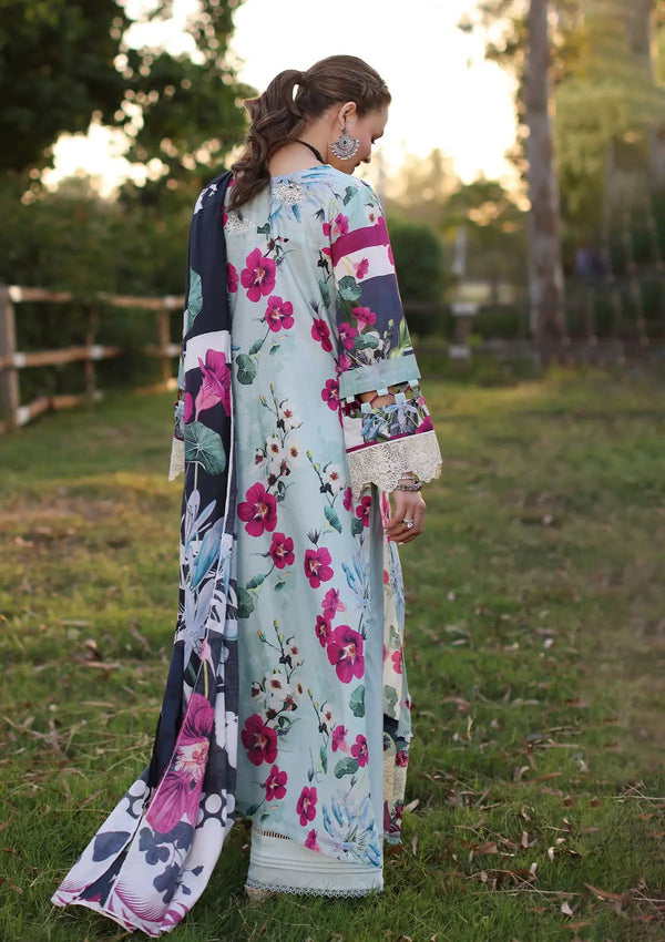 Elaf Premium | Prints Chikankari 24 | 01B AQUABELLA by Elaf Premium - Designer Dress - Type: Ladies Clothes - Available at Libayah - 100% Original