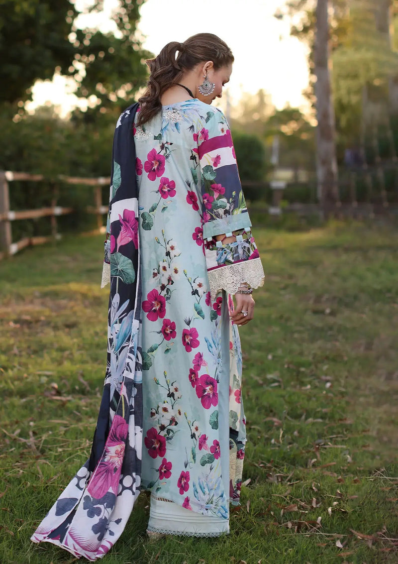 Elaf Premium | Prints Chikankari 24 | 01B AQUABELLA by Elaf Premium - Designer Dress - Type: Ladies Clothes - Available at Libayah - 100% Original