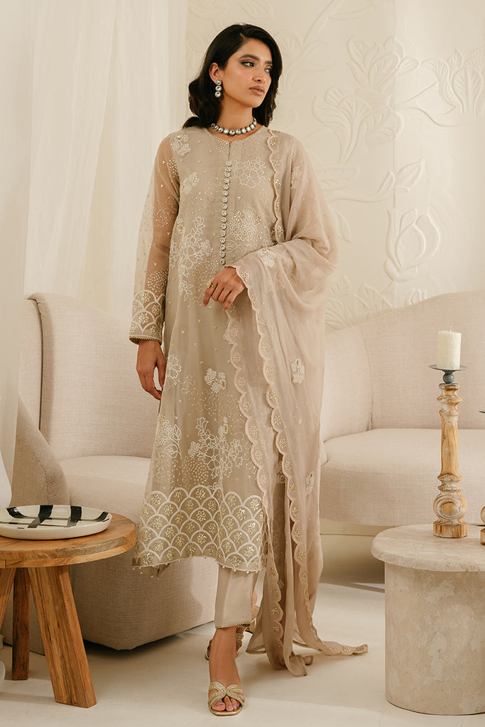 Cross Stitch | Luxe Atelier 24 | ASH GRAY by Cross Stitch - Designer Dress - Type: Ladies Clothes - Available at Libayah - 100% Original