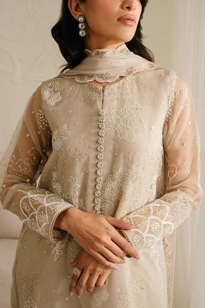 Cross Stitch | Luxe Atelier 24 | ASH GRAY by Cross Stitch - Designer Dress - Type: Ladies Clothes - Available at Libayah - 100% Original