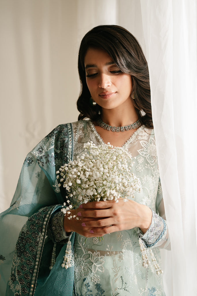 Cross Stitch | Luxe Atelier 24 | AQUAMARINE AZURE by Cross Stitch - Designer Dress - Type: Ladies Clothes - Available at Libayah - 100% Original