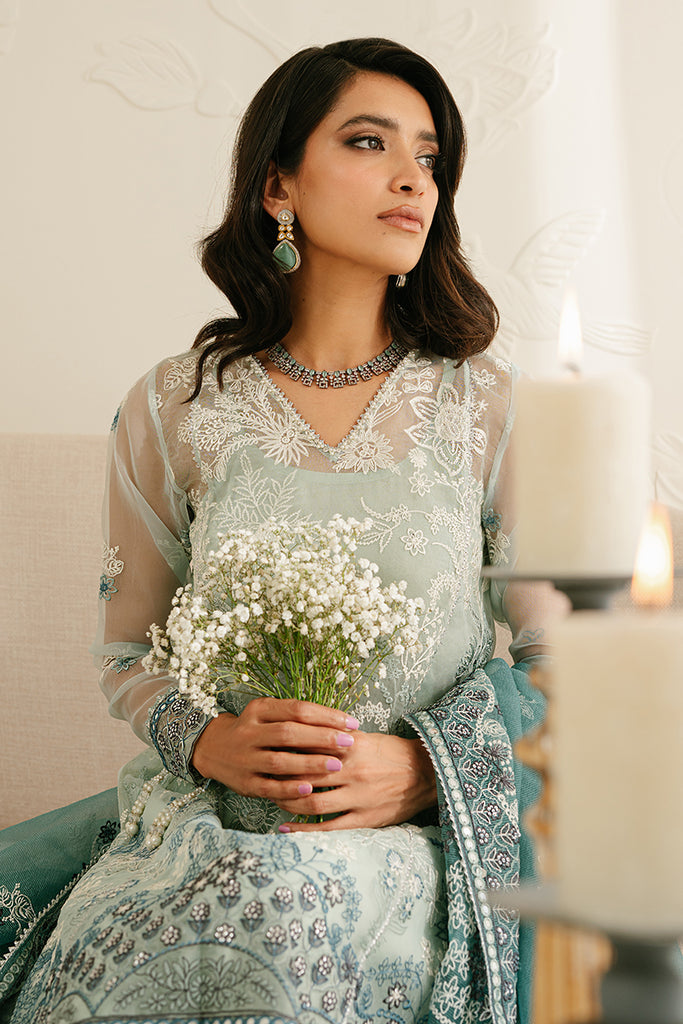 Cross Stitch | Luxe Atelier 24 | AQUAMARINE AZURE by Cross Stitch - Designer Dress - Type: Ladies Clothes - Available at Libayah - 100% Original