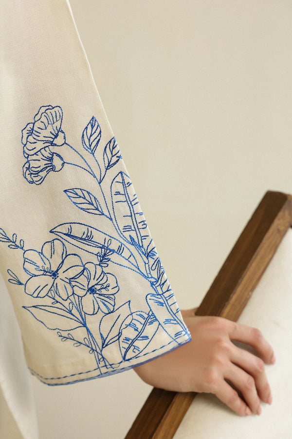 Sahar | Pre Essential Emb Edit | Camellia Pearl by Sahar - Designer Dress  - Type : Ladies Clothes - Available at Libayah - 100% Original 