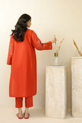 Sahar | Pre Essential Emb Edit | Burnt Citrus by Sahar - Designer Dress  - Type : Ladies Clothes - Available at Libayah - 100% Original 