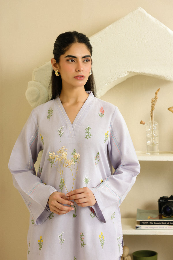 Sahar | Pre Essential Emb Edit | Iris Glow by Sahar - Designer Dress  - Type : Ladies Clothes - Available at Libayah - 100% Original 