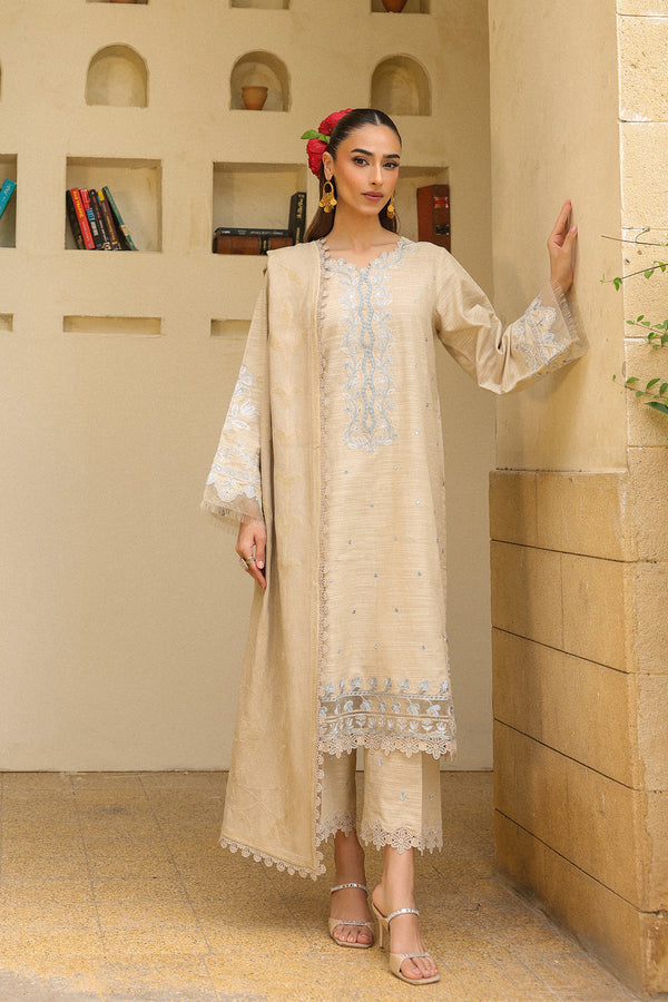 Opal White – authentic Pakistani dress from the Sahar Winter 25 collection for women in the UK