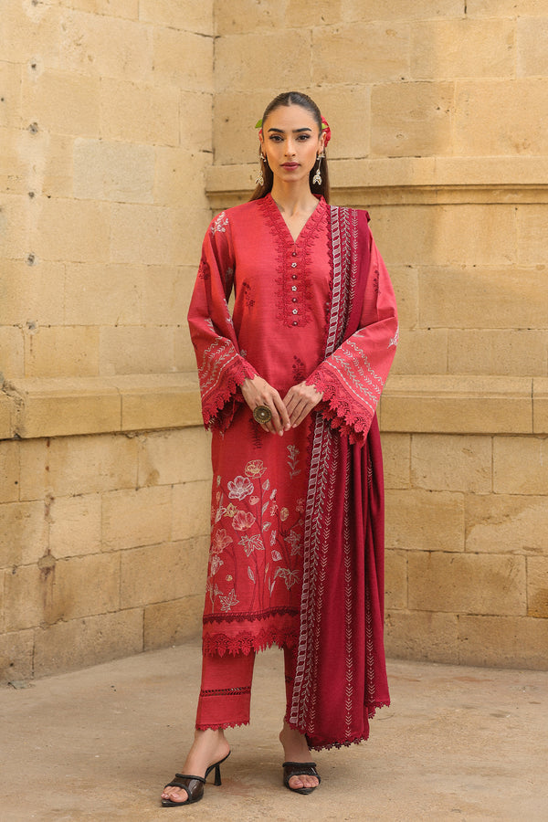 Vermilion Glow – authentic Pakistani dress from the Sahar winter 25 collection for women in the UK