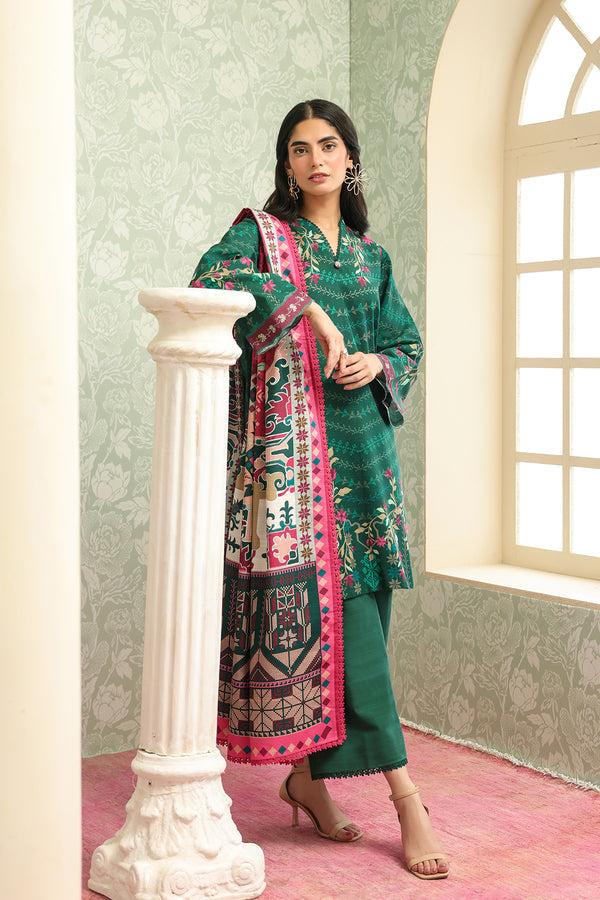  Eternal Emerald – authentic Pakistani dress from the Sahar winter 25 collection for women in the UK