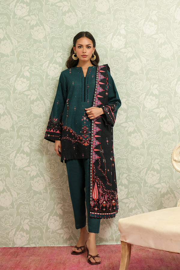 Obsidian Green – authentic Pakistani dress from the Sahar Winter 25 collection for women in the UK