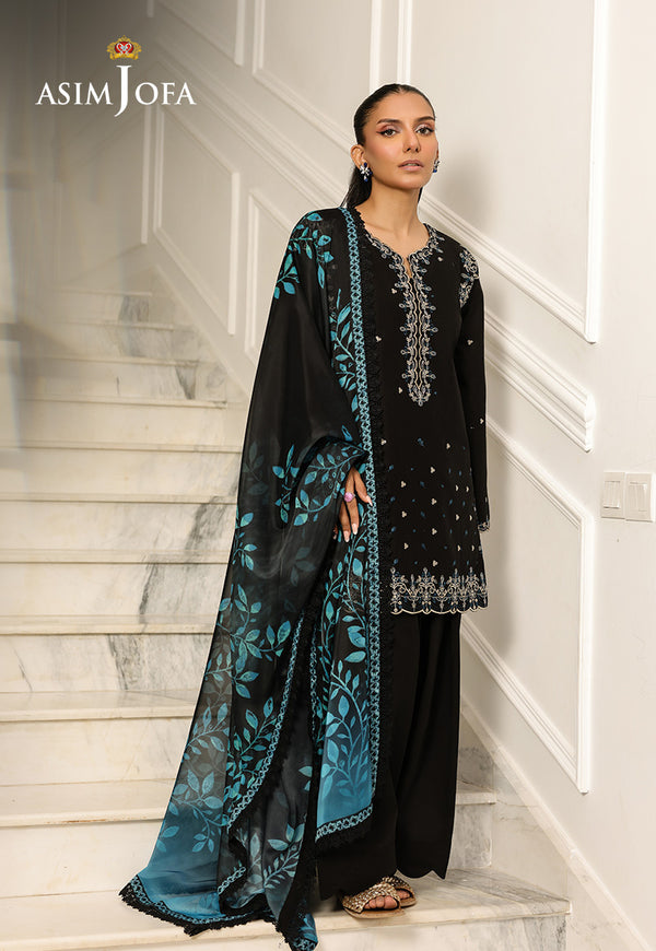 Asim Jofa | Summer Rhapsody | AJMCH-01 EMBROIDERED CAMBRIC by Asim Jofa - Designer Dress  - Type : Ladies Clothes - Available at Libayah - 100% Original 