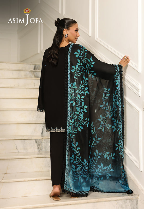 Asim Jofa | Summer Rhapsody | AJMCH-01 EMBROIDERED CAMBRIC by Asim Jofa - Designer Dress  - Type : Ladies Clothes - Available at Libayah - 100% Original 