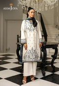 Asim Jofa | Summer Rhapsody | AJMCH-02 EMBROIDERED CAMBRIC by Asim Jofa - Designer Dress  - Type : Ladies Clothes - Available at Libayah - 100% Original 