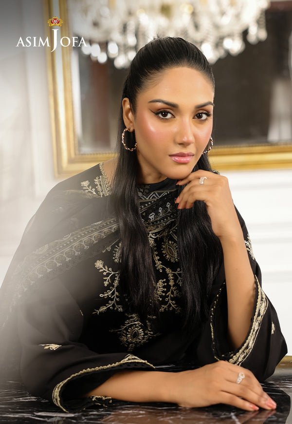 Asim Jofa | Summer Rhapsody | AJMCH-09 EMBROIDERED CAMBRIC by Asim Jofa - Designer Dress  - Type : Ladies Clothes - Available at Libayah - 100% Original 