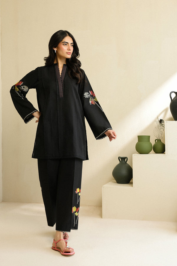 Sahar | Pre Essential Emb Edit | Night Jasmine by Sahar - Designer Dress  - Type : Ladies Clothes - Available at Libayah - 100% Original 