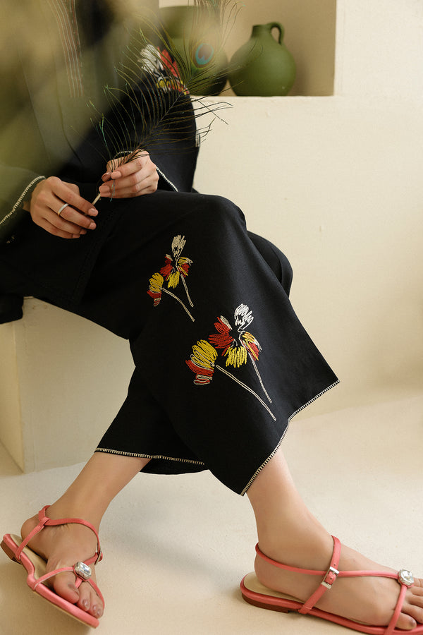 Sahar | Pre Essential Emb Edit | Night Jasmine by Sahar - Designer Dress  - Type : Ladies Clothes - Available at Libayah - 100% Original 