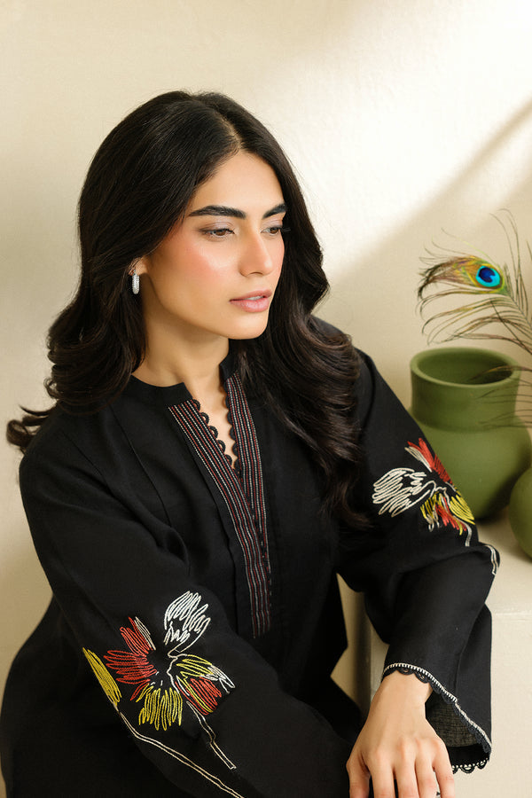 Sahar | Pre Essential Emb Edit | Night Jasmine by Sahar - Designer Dress  - Type : Ladies Clothes - Available at Libayah - 100% Original 