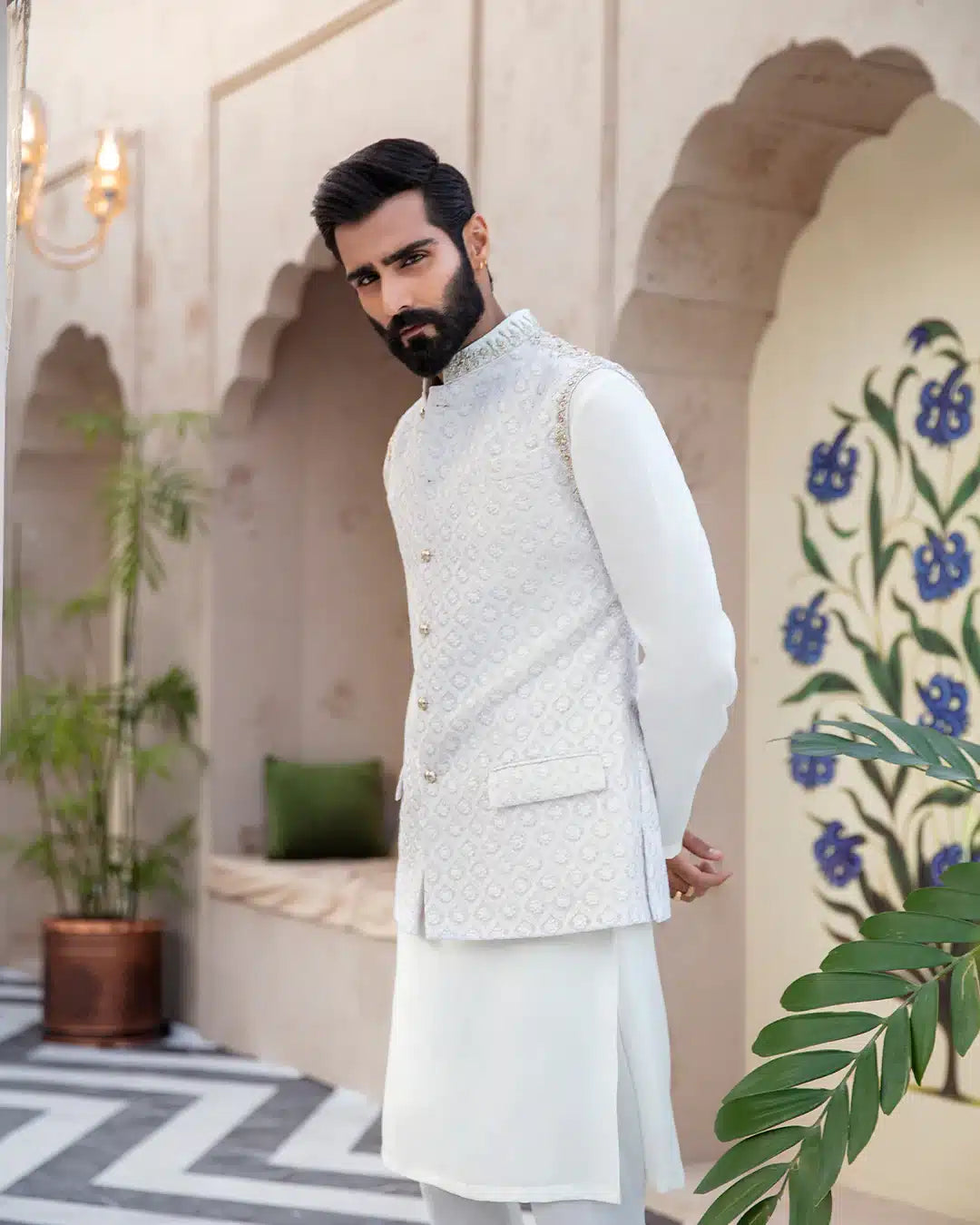 Pakistani Menswear | FSQ-Zehab by Libayah Ltd. - Designer Dress - Type: Menswear - Available at Libayah - 100% Original