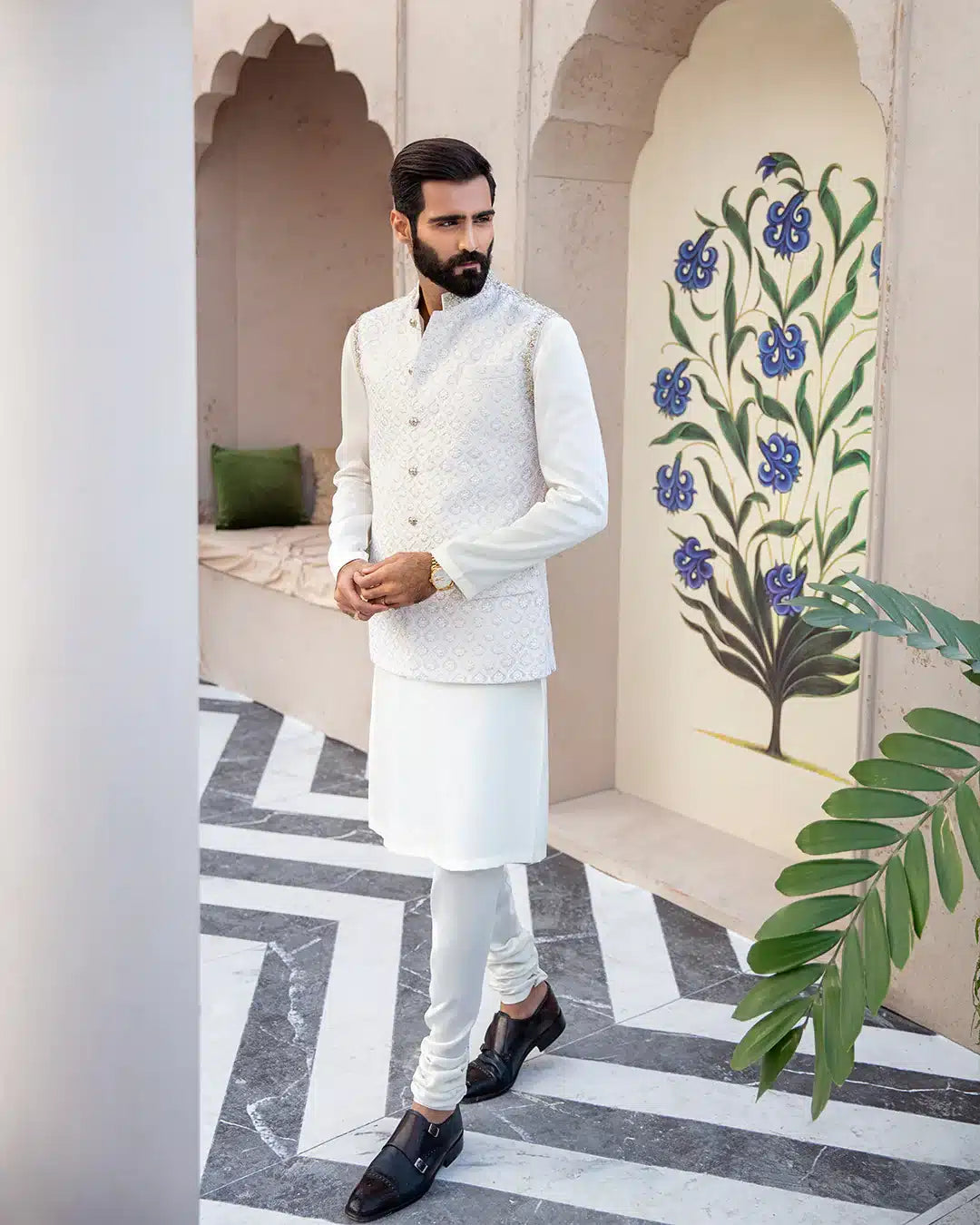 Pakistani Menswear | FSQ-Zehab by Libayah Ltd. - Designer Dress - Type: Menswear - Available at Libayah - 100% Original
