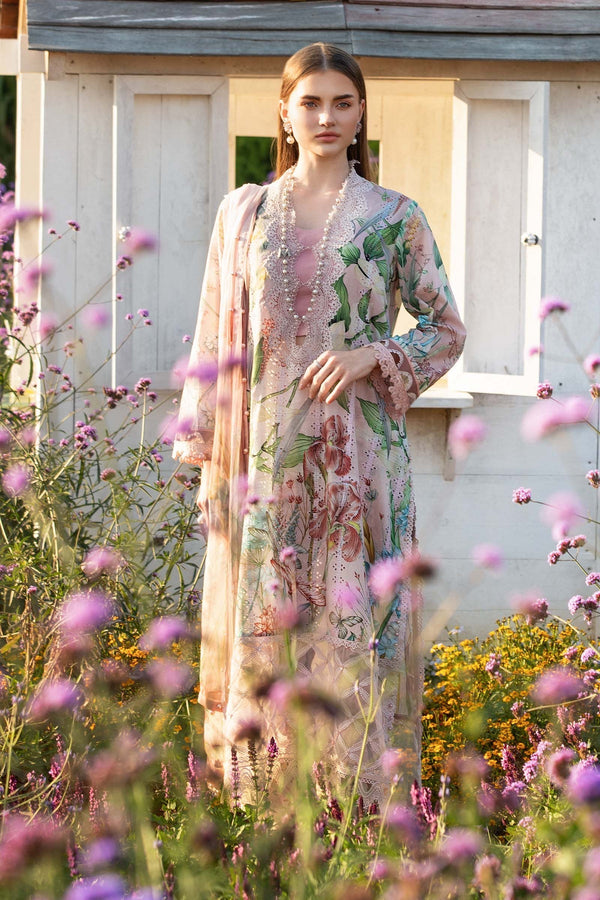 Maria B | M Prints 25 | MPT-2506-B by Maria B - Designer Dress - Type: Ladies Clothes - Available at Libayah - 100% Original