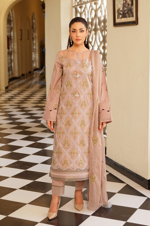 Kross Kulture | Luxury Baharaneh | Dove KLX-00727 by Kross Kulture - Designer Dress - Type: Ladies Clothes - Available at Libayah - 100% Original