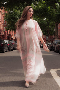 Erum Khan | Kaftan Edit | Fuchsia Fire by Erum Khan - Designer Dress  - Type : Ladies Clothes - Available at Libayah - 100% Original 