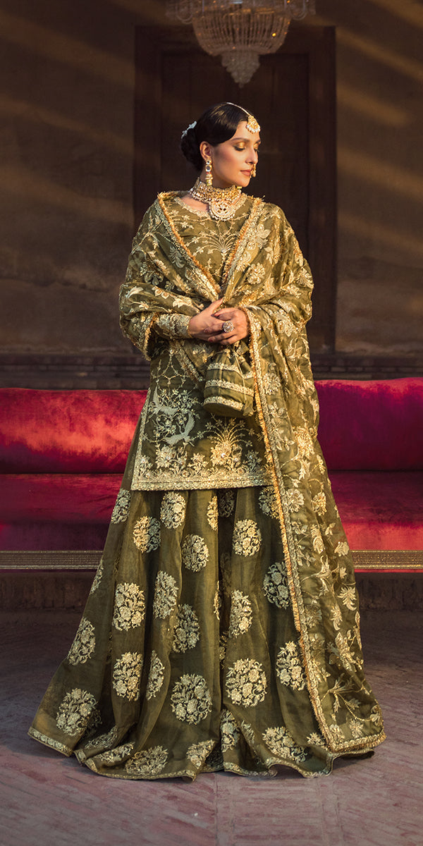 Erum Khan | Jahan Wedding Formals | MALIKA JAN by Erum Khan - Designer Dress - Type: Ladies Clothes - Available at Libayah - 100% Original