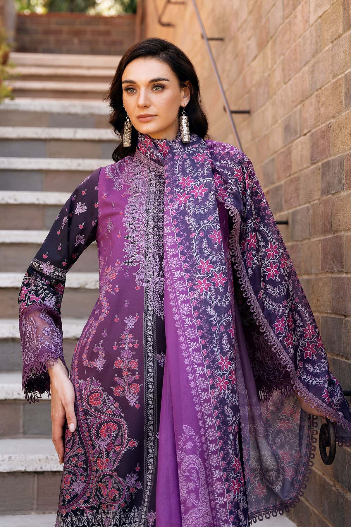 Afrozeh | Damask The Holiday Edit 25 | Azrina A by Afrozeh - Designer Dress - Type: Ladies Clothes - Available at Libayah - 100% Original