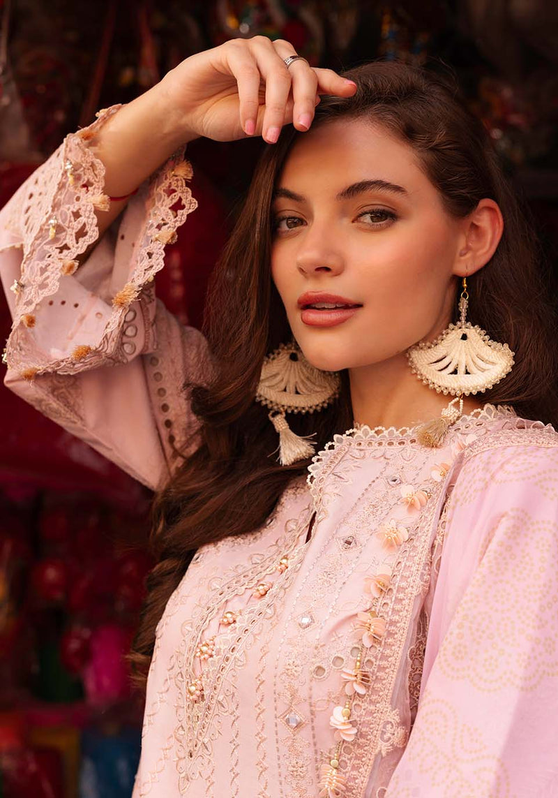 Zarqash | Luxury Lawn 25 | ZQLU 008 ROSEMARY by Zarqash - Designer Dress - Type: Ladies Clothes - Available at Libayah - 100% Original